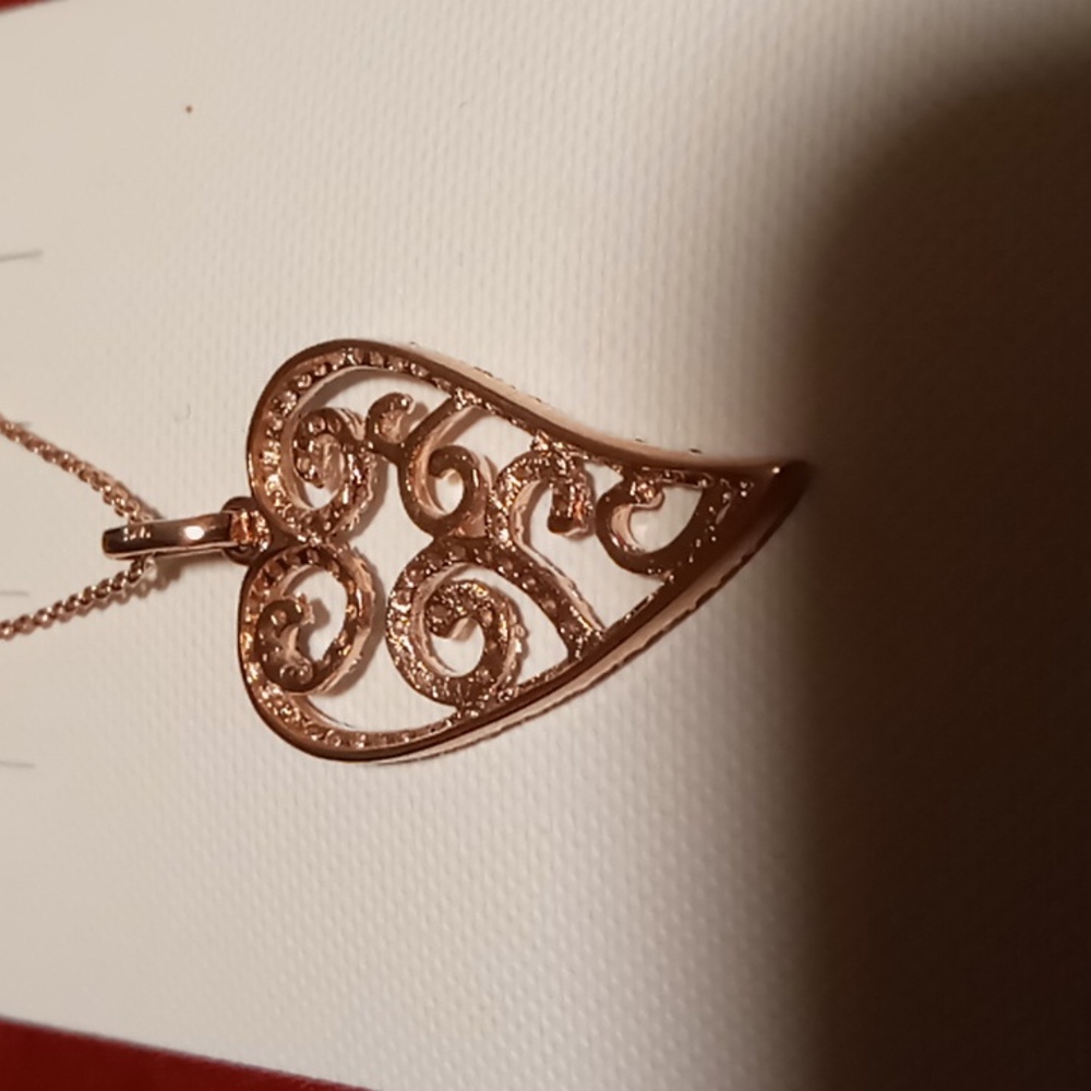 925 sterling silver in rose gold with - Picture 5 of 6